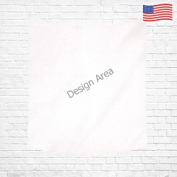 Cotton Linen Wall Tapestry 51"x 60"