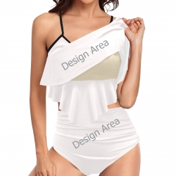 High Waisted Double Ruffle Bikini Set (Model S34)