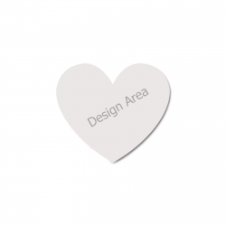Heart-Shaped Fridge Magnet