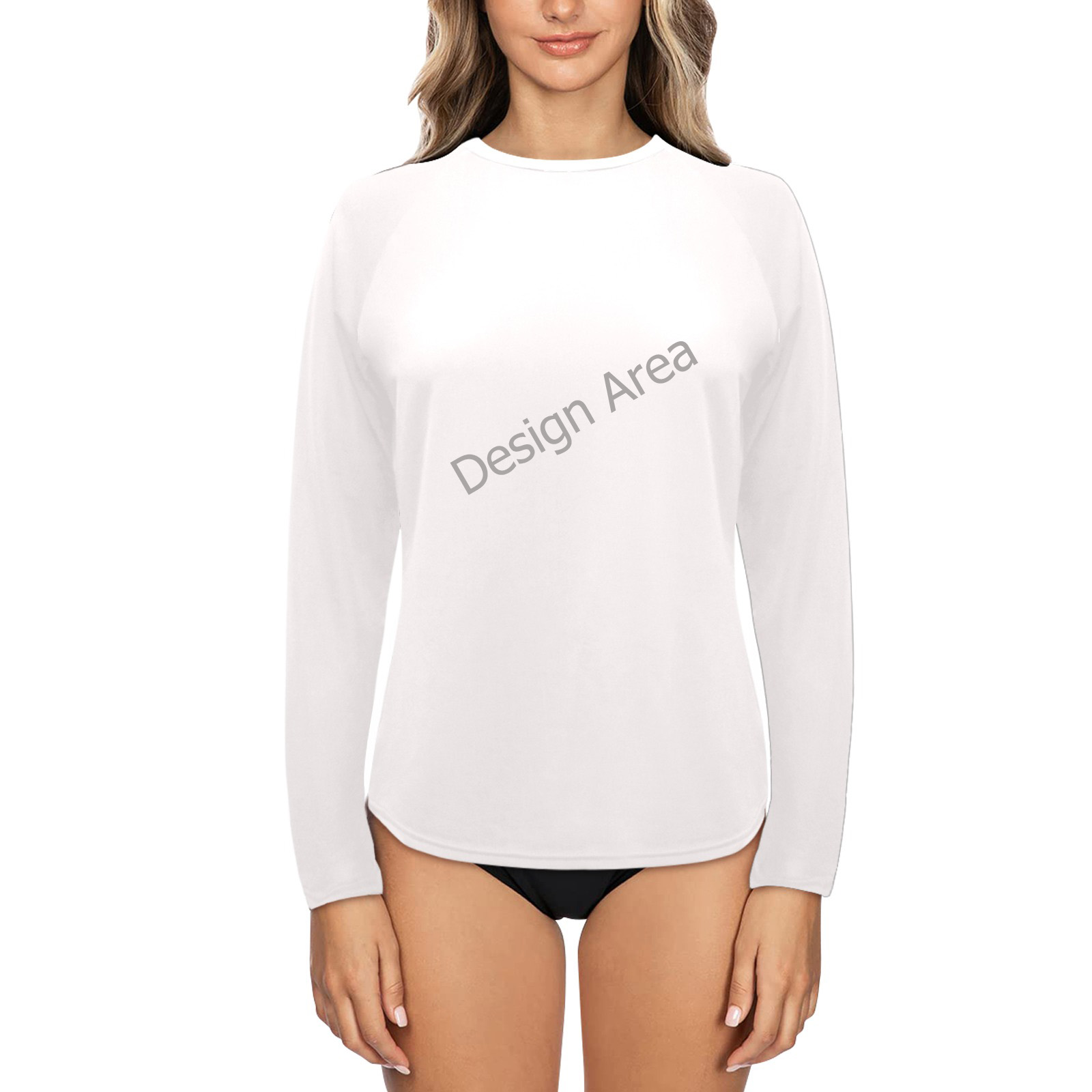 Women's Long Sleeve Swim Shirt (Model S39)