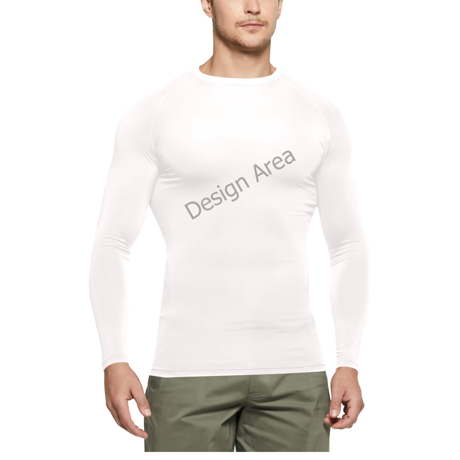 Men's Long Sleeve Swim Shirt (Model S39)