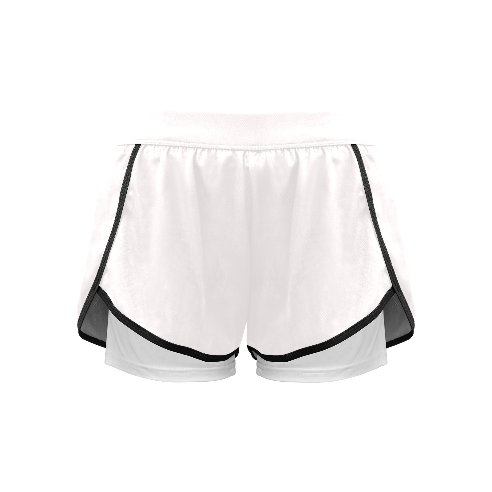 Women's Sports Shorts with Compression Liner (Model L63)