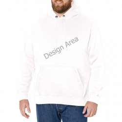 Men's Long Sleeve Fleece Hoodie (Model H55)