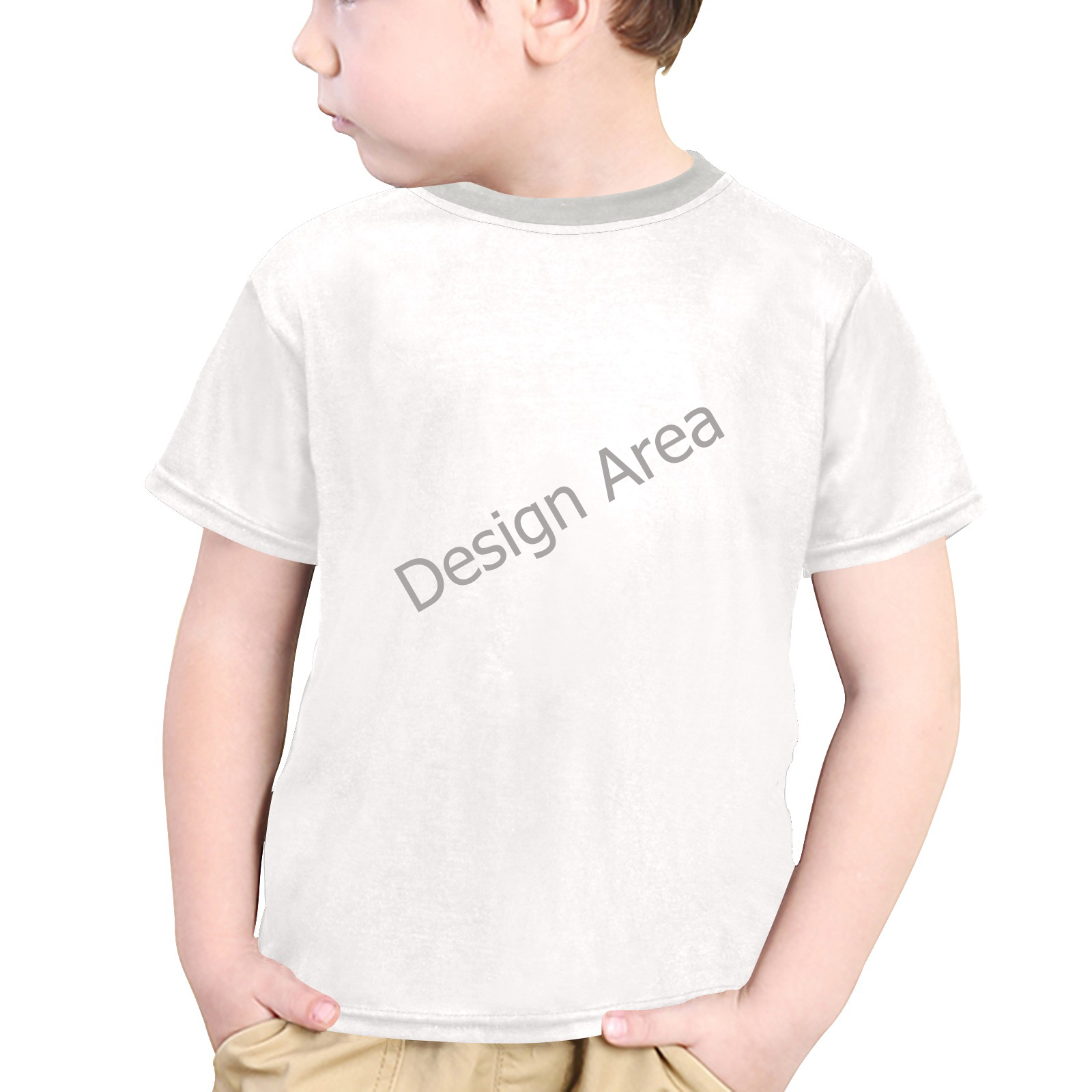 Little Boys' All Over Print Crew Neck T-Shirt (Model T40-2)