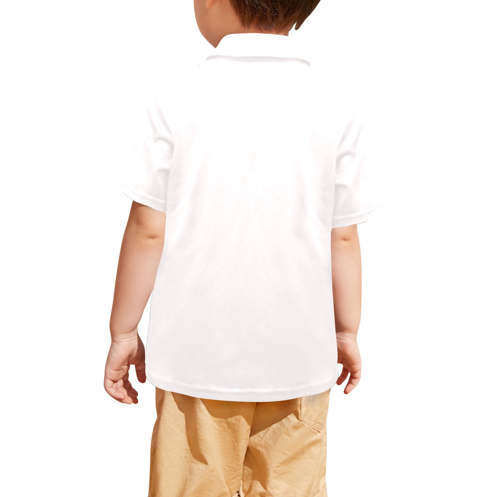 Little Boys' All Over Print Polo Shirt (Model T55)