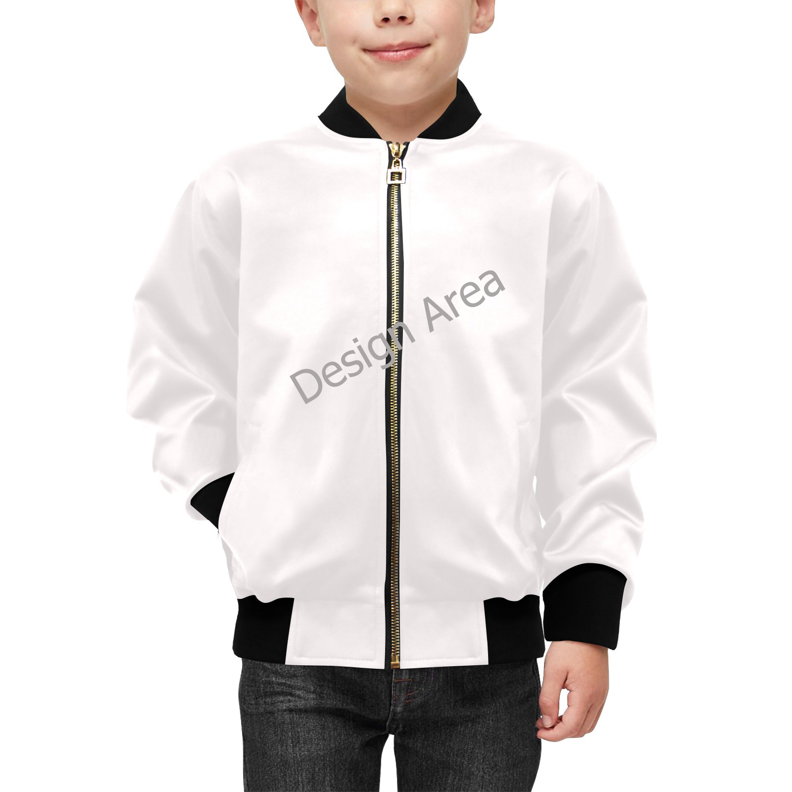 Kids' Bomber Jacket with Pockets (Model H40)