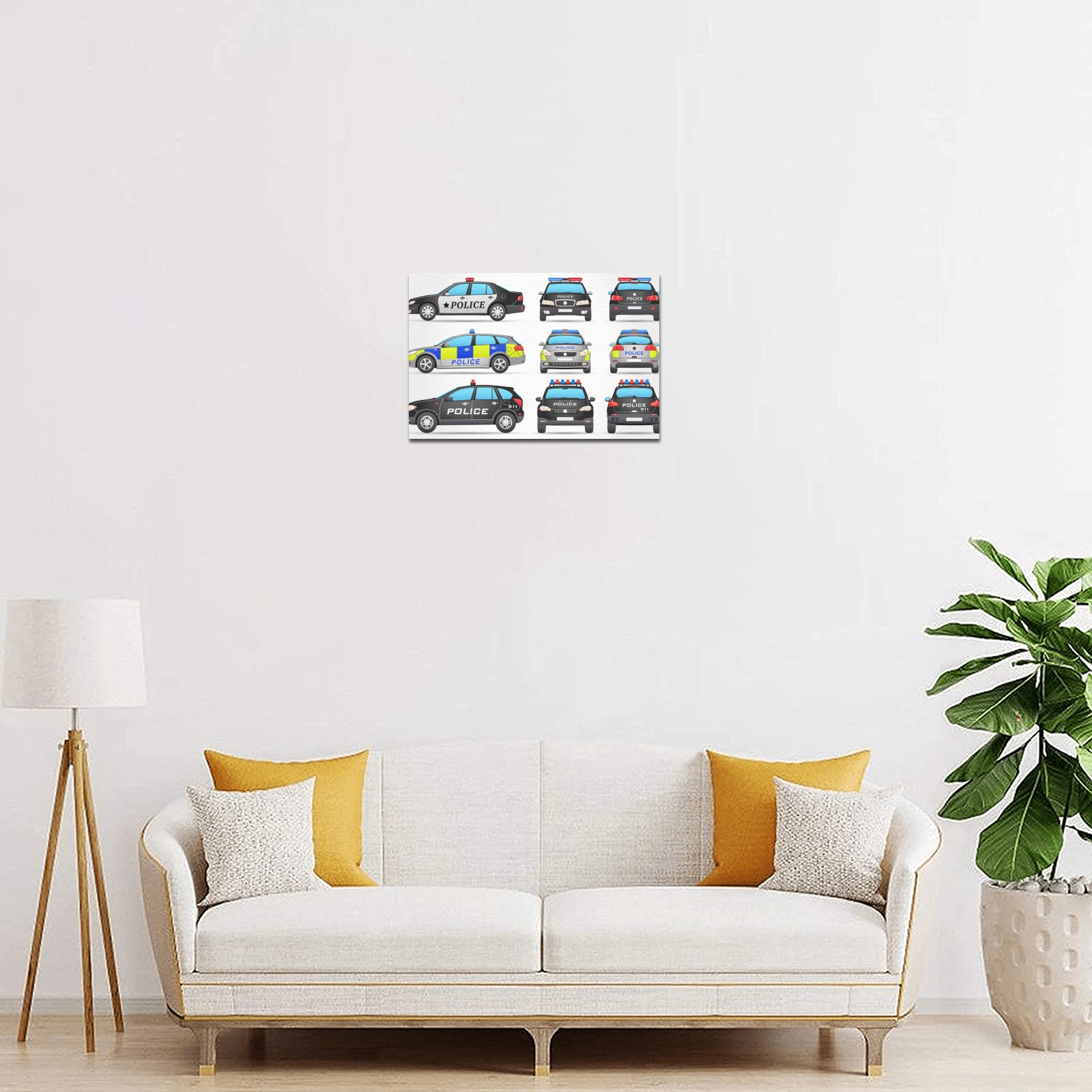 Frame Canvas Print 12"x8"