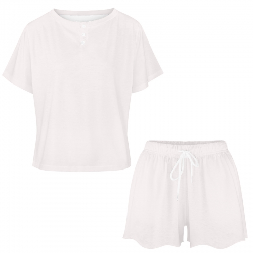 Women's Mid-Length Shorts Pajama Set