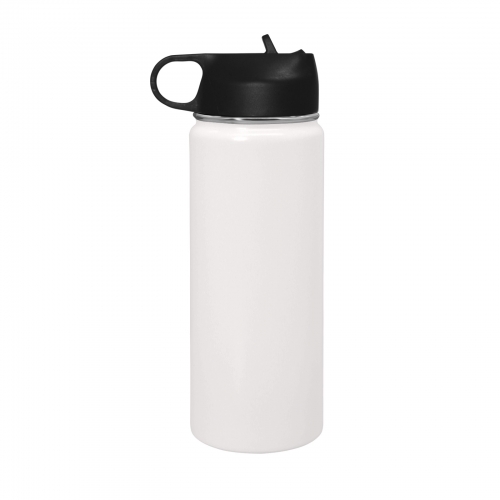 Insulated Water Bottle with Straw Lid (18 oz)