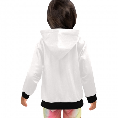 Little Girls' Zip Up Hoodie (Model H58)