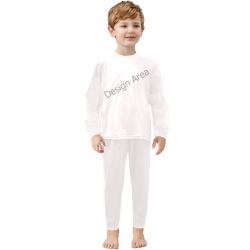 Little Boys' Crew Neck Long Pajama Set