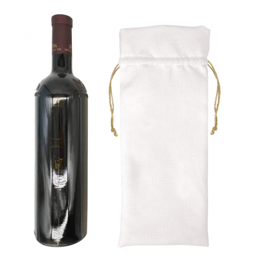 Linen Wine Bottle Bag