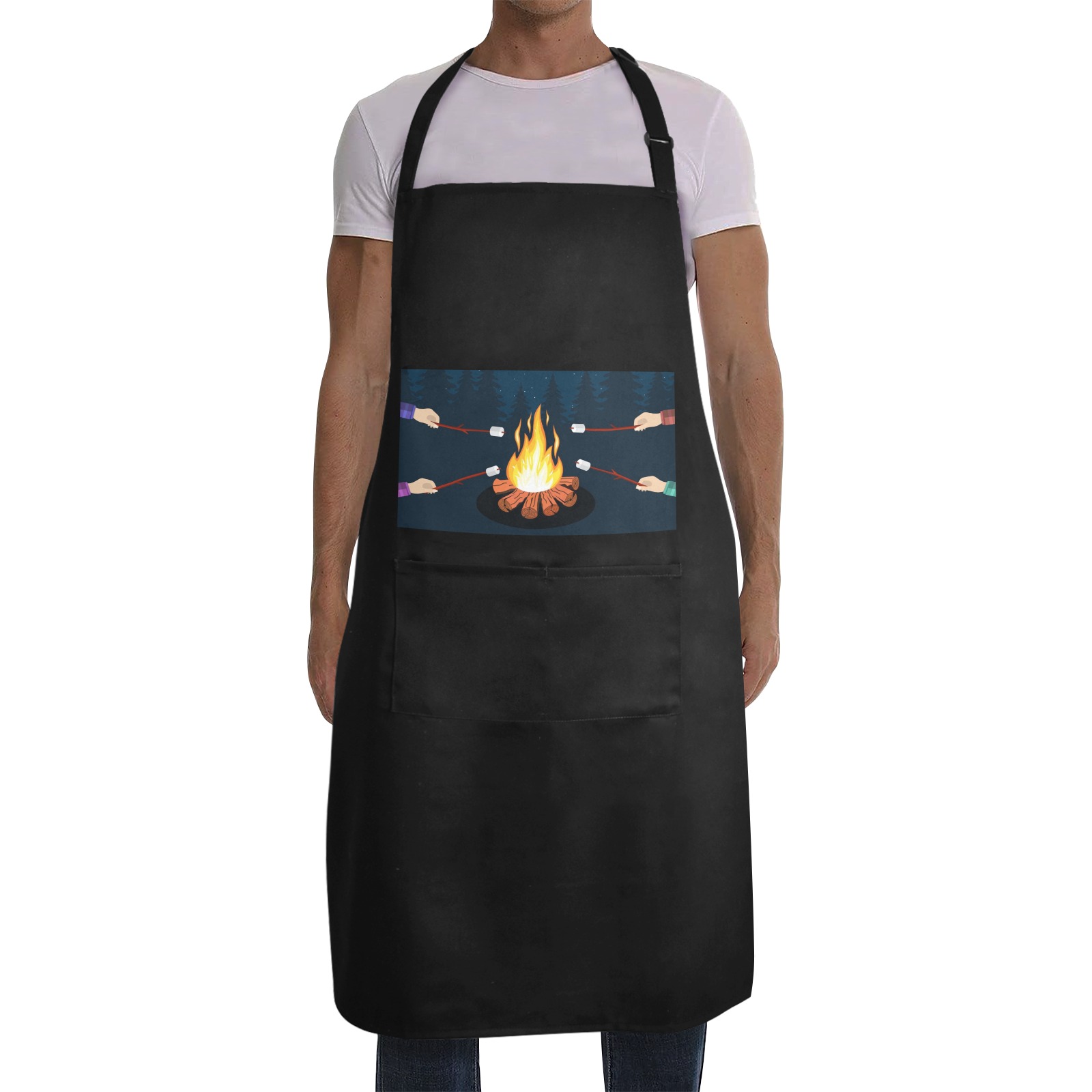 Waterproof Apron for Men (Vinyl Heat Transfer)