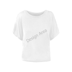 Women's Batwing-Sleeved Blouse T shirt (Model T44)