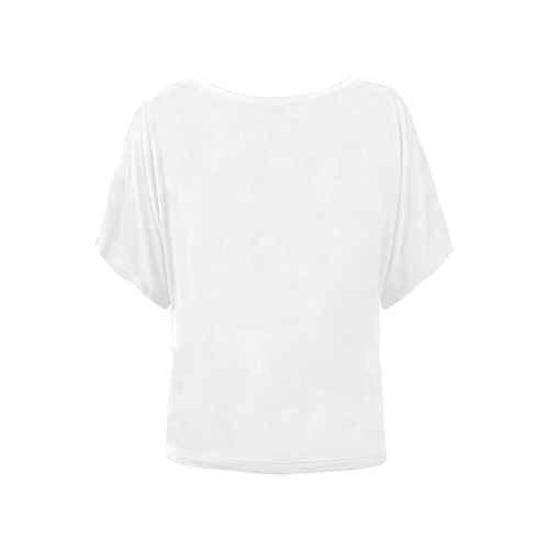 Women's Batwing-Sleeved Blouse T shirt (Model T44)