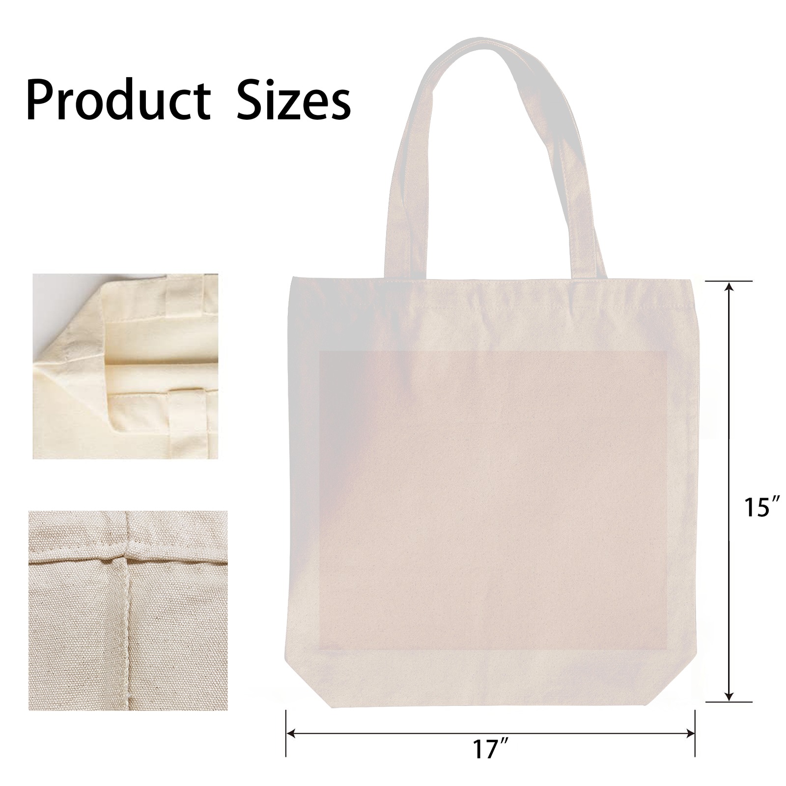Cotton Tote Bag (Two-Sided Printing)