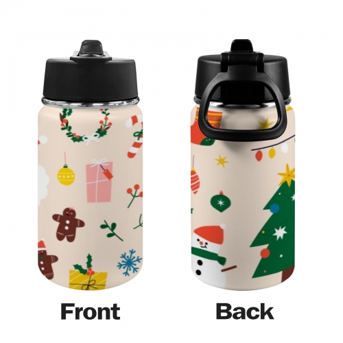 Kids Water Bottle with Straw Lid (12 oz)