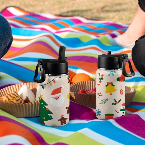 Kids Water Bottle with Straw Lid (12 oz)