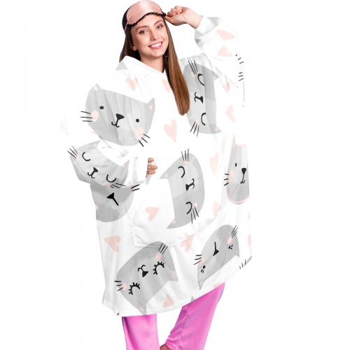 Unisex Blanket Hoodie (Model H59)
