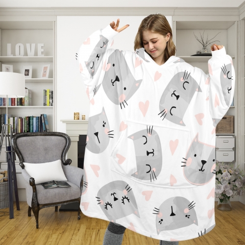 Unisex Blanket Hoodie (Model H59)