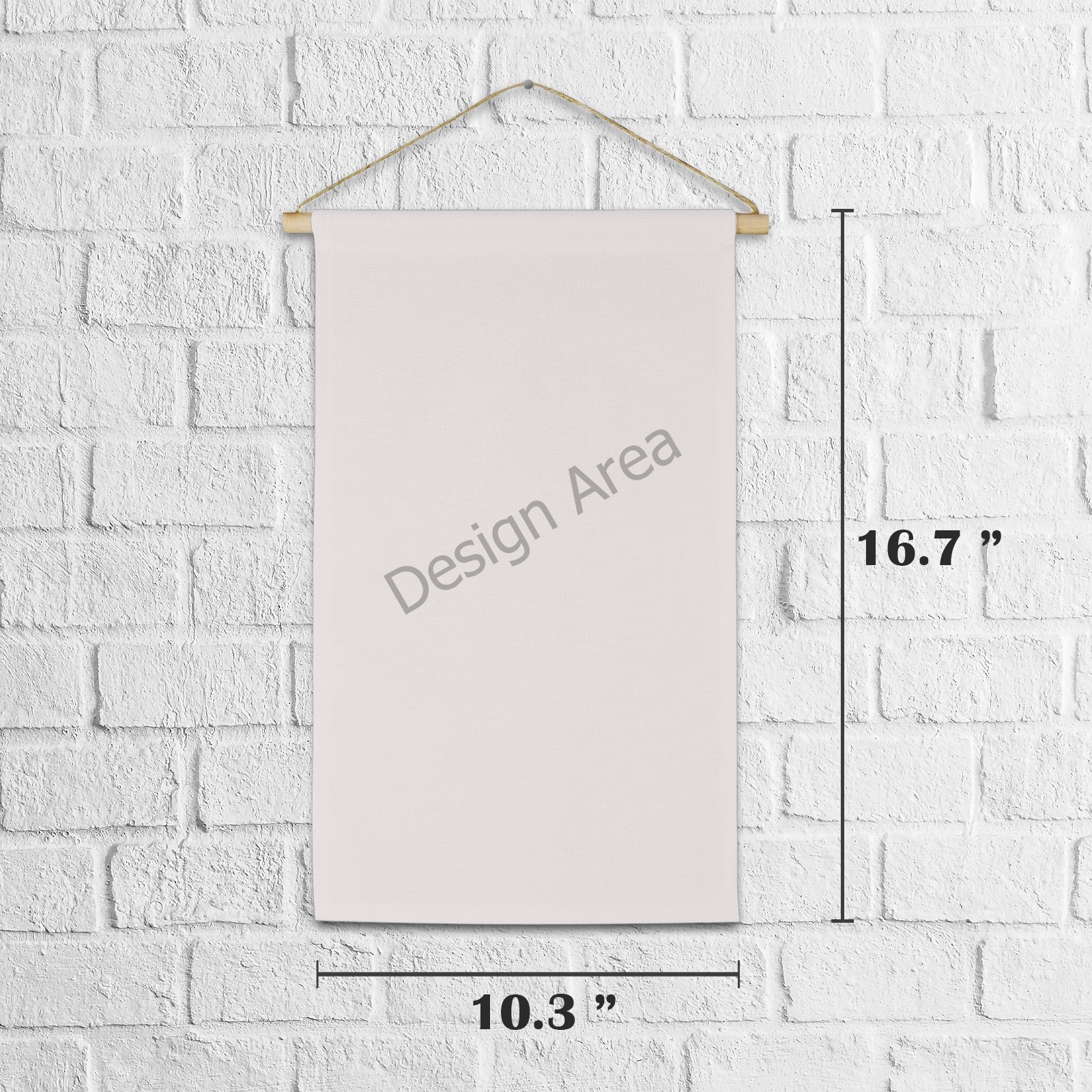 Linen Hanging Poster (without Fringe)