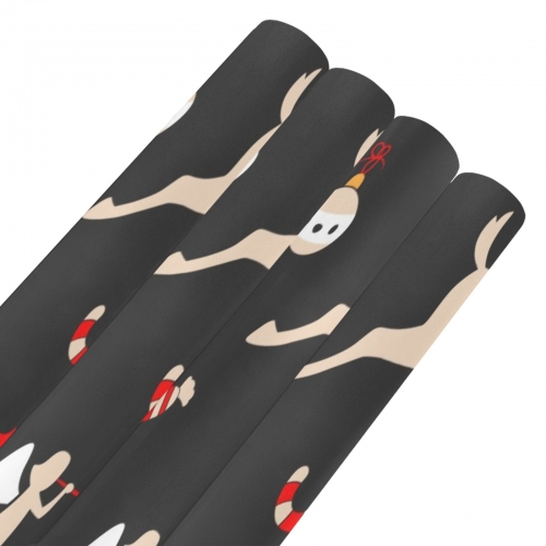 Gift Wrapping Paper 58"x 23" (4 Rolls)