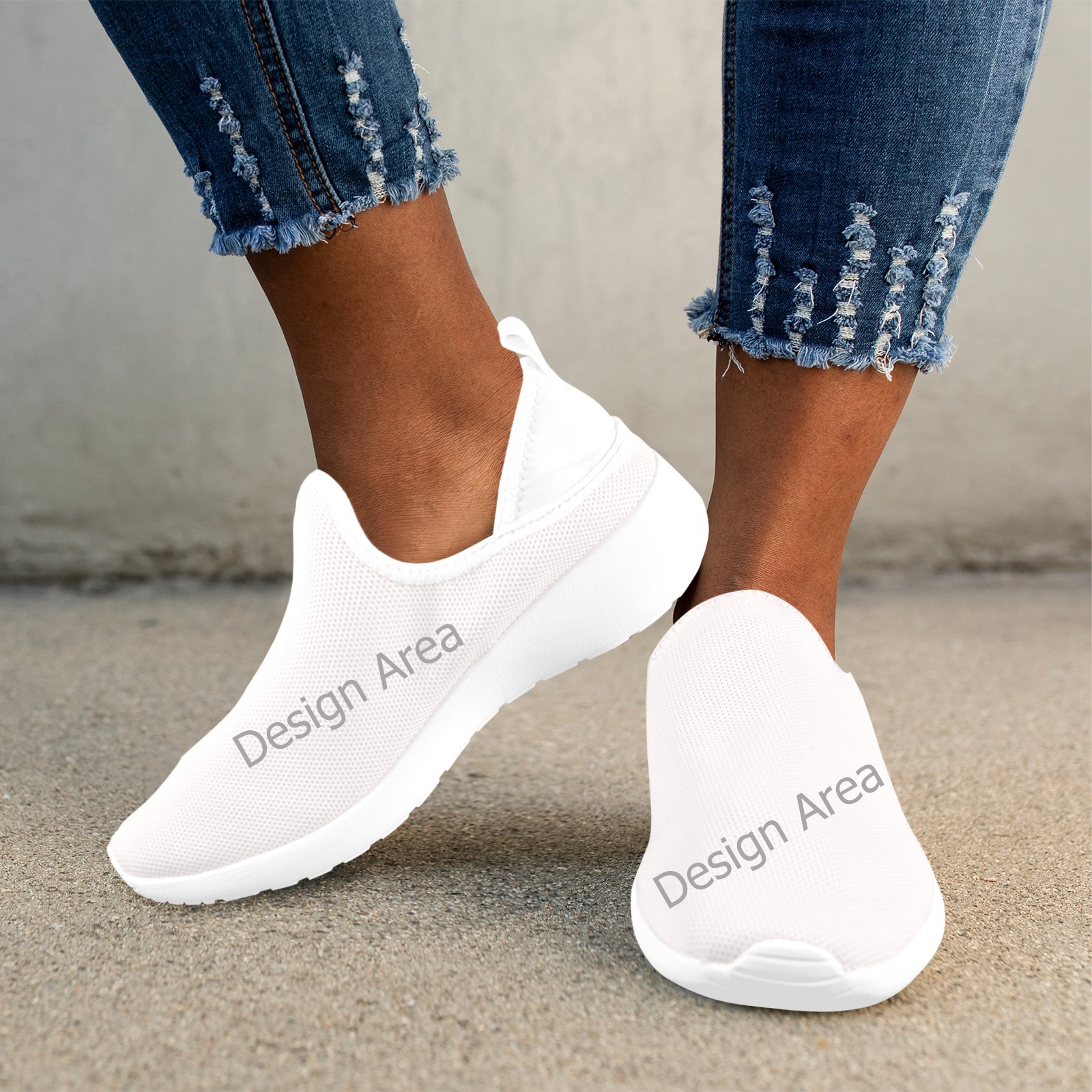 Fly Weave Drop-in Heel Sneakers for Women (Model 02002)