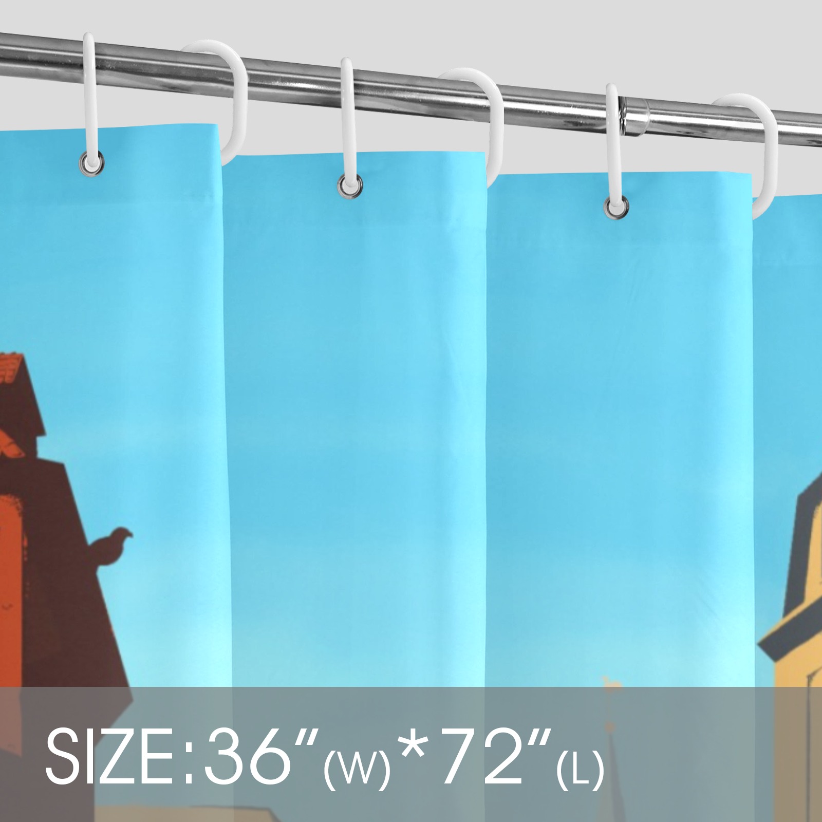 Shower Curtain 36"x72"