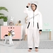 One-Piece Zip Up Hooded Pajamas for Big Kids