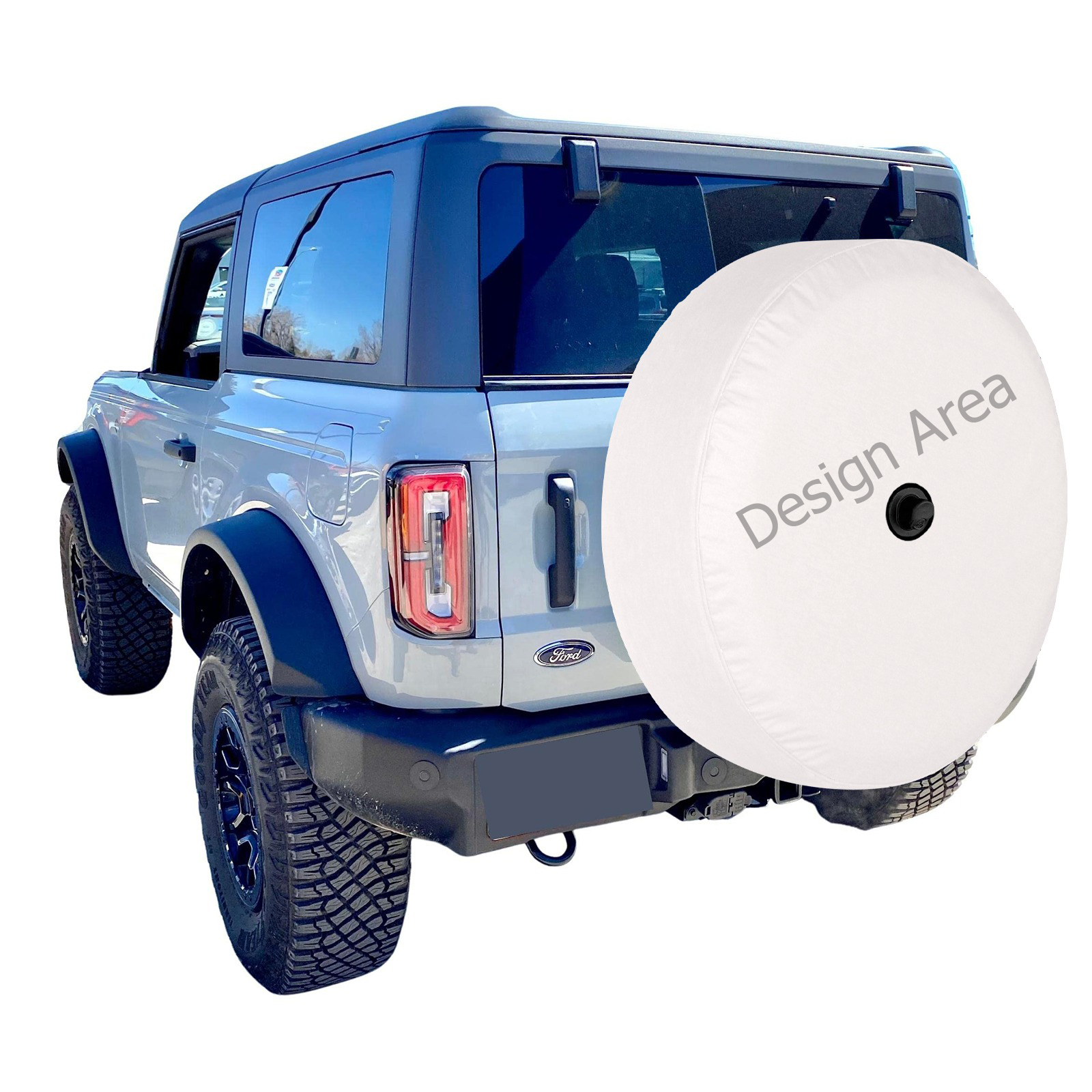 Spare Tire Cover with Backup Camera Hole (34 Inch)