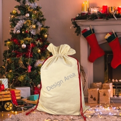 Santa Claus Drawstring Bag 21"x32" (One-Sided Printing)