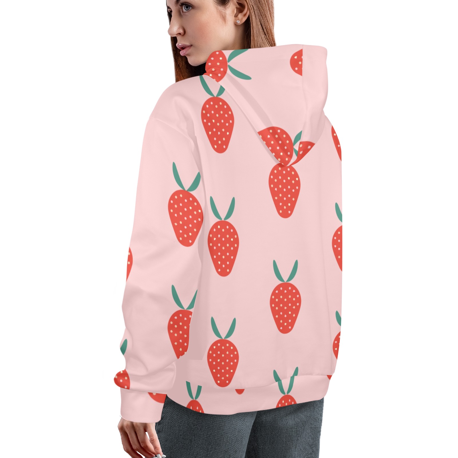 Women's All Over Print Hoodie (Model H61)