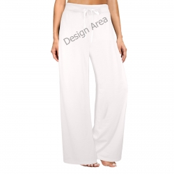 Women's Wide Leg Lounge Pants (Model L77)