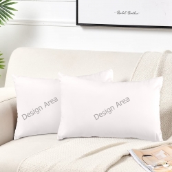 Peach Skin Pillowcase 20"x12" (One Side&Pack of 2)