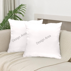 Peach Skin Pillowcase 16"x16" (One Side&Pack of 2)