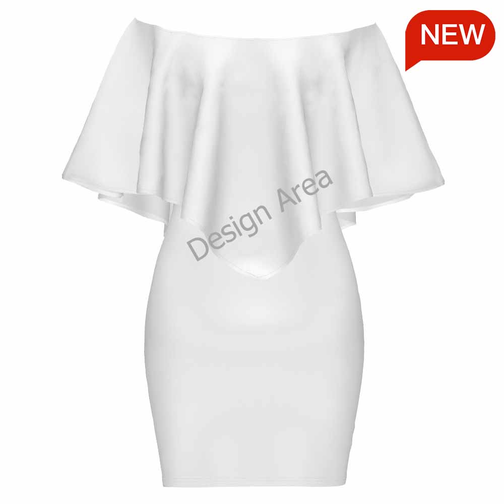 Women's Off-shoulder Shawl Skirt (MXLD017)