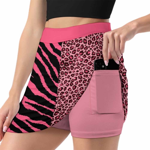 Anti-Emptied A-Line Skirt with Pocket
