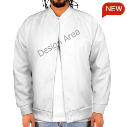 Men's Button Up Baseball Jacket