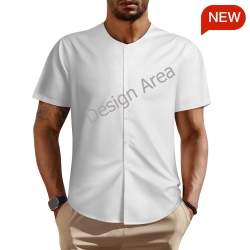 Men's Collarless Shirt (LM018)