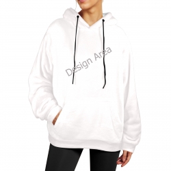 Women's Flannel Hoodie (Model H63)