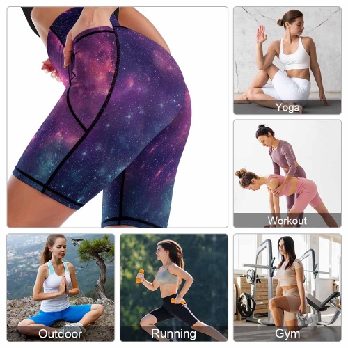 Women's Knee-Length Yoga Shorts