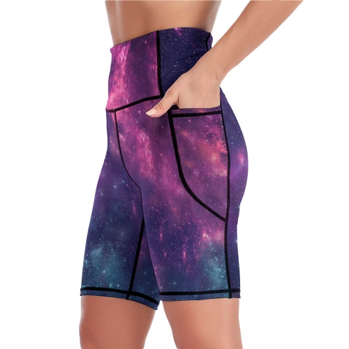 Women's Knee-Length Yoga Shorts
