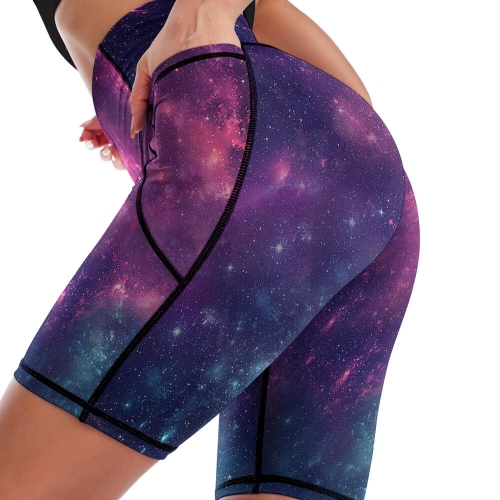 Women's Knee-Length Yoga Shorts
