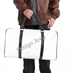 Large Capacity Travel Bag-Large (Black Long Patch) (1736)