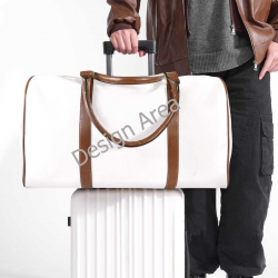 Large Capacity Travel Bag-Large (Brown Long Patch) (1736)
