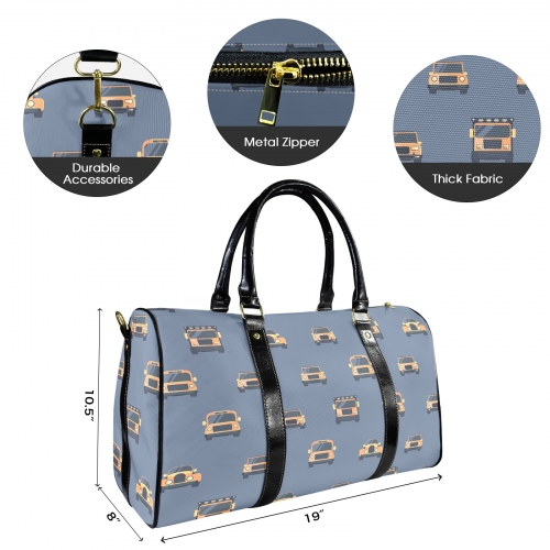 Large Capacity Travel Bag-Small (Black Long Patch) (1736)
