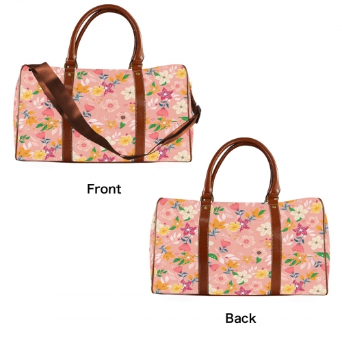 Large Capacity Travel Bag-Small (Brown Long Patch) (1736)