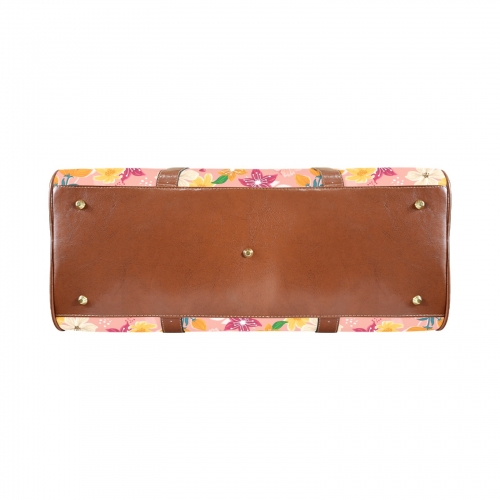 Large Capacity Travel Bag-Small (Brown Long Patch) (1736)