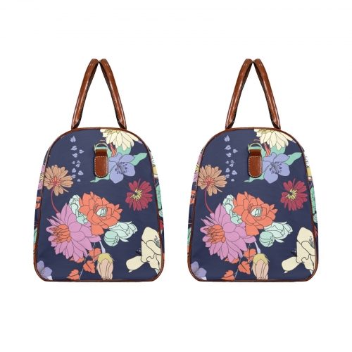 Large Capacity Travel Bag-Large (Brown Short Patch) (1737)