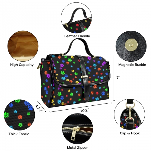 Multi-Function Satchel-Black (Model 1740)